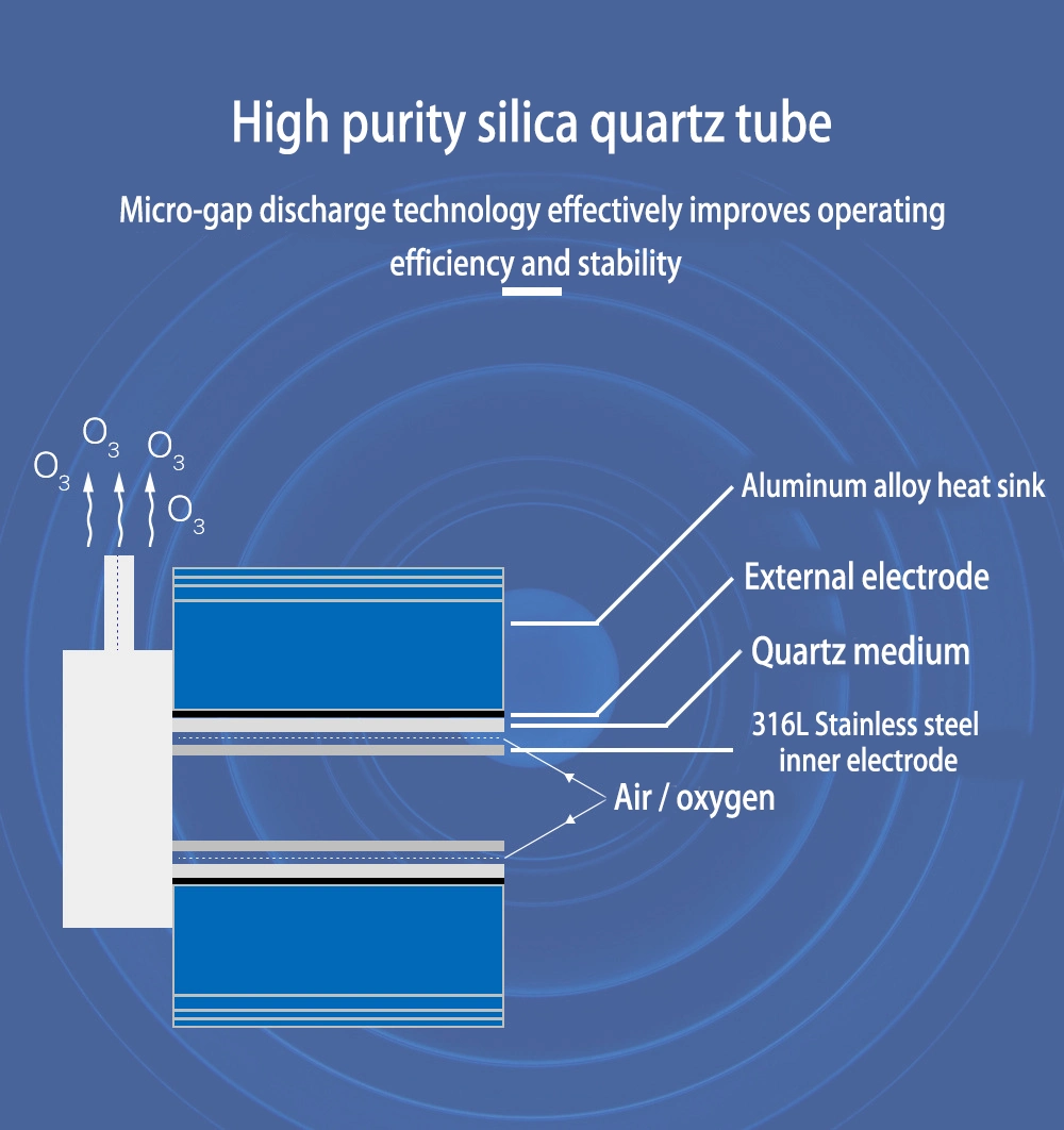 Industrial Water Purifier Machine Ozonator Portable Ozone Generator for Water Treatment